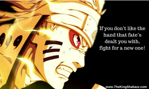 Anime Inspiration – Top 7 Naruto Quotes | KING SHABAZZ - S4G International