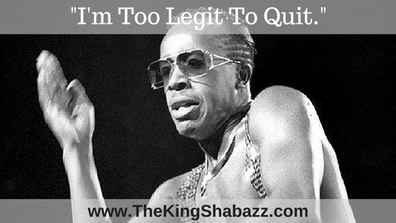000 -I'm Too Legit To Quit.