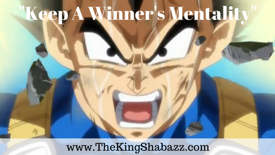 001 - Vegeta Keep a winners mentality